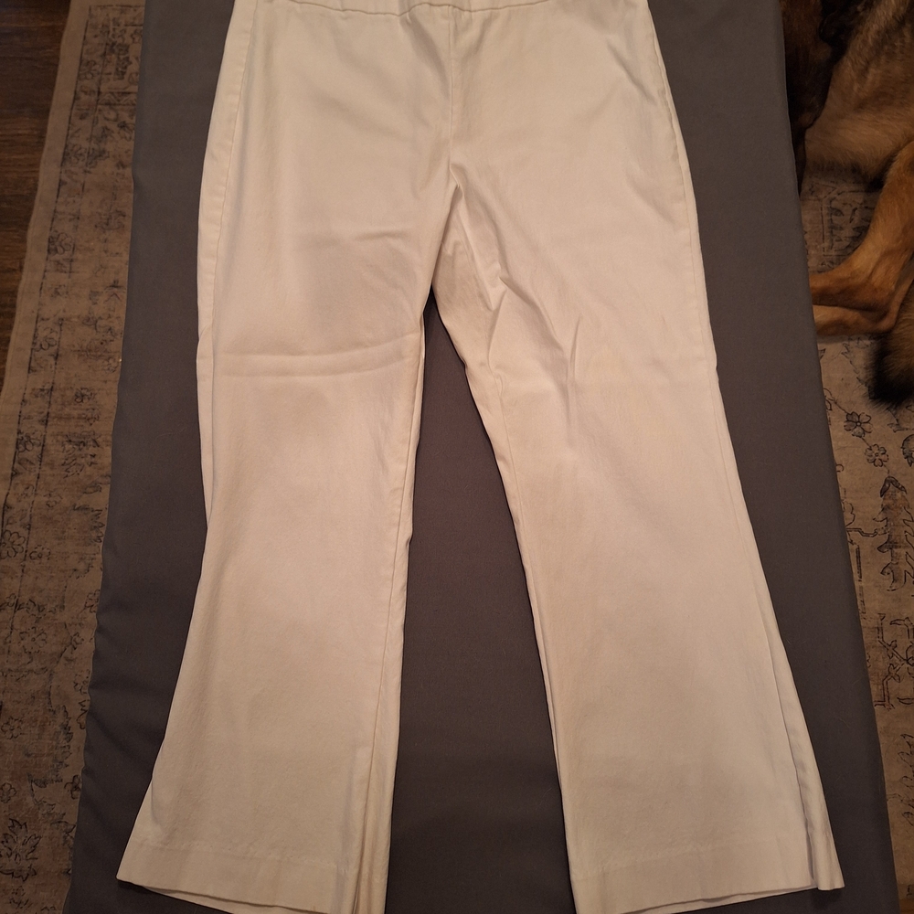 Elie Tahari Cream Trousers